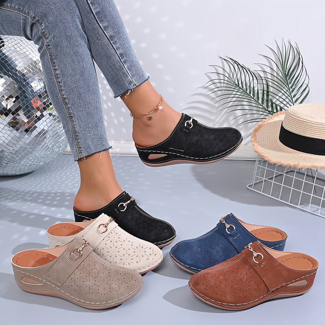 Sienna | Platformske mule s klinom